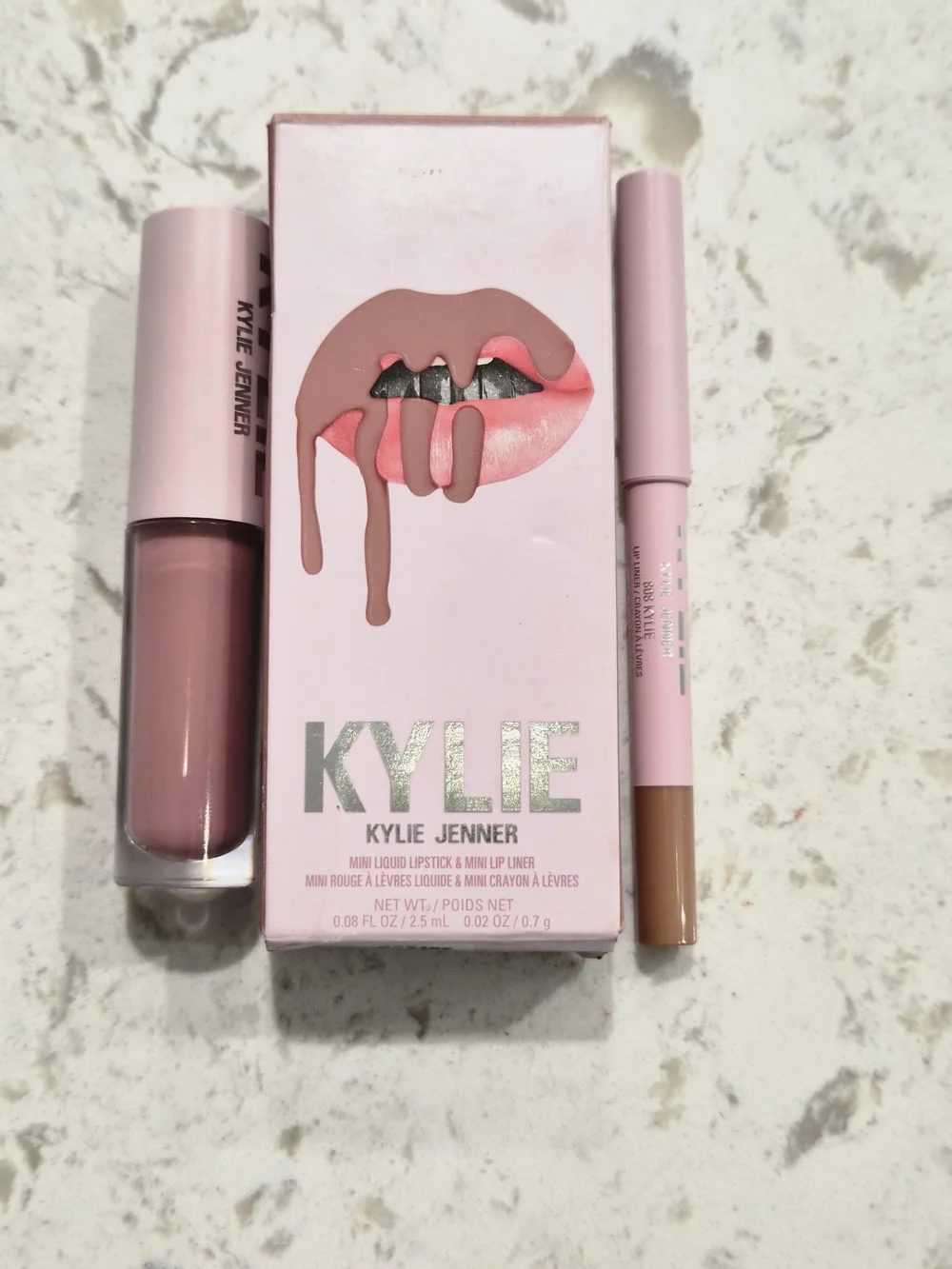 Kylie Cosmetics Mini Lip Kit *NIB* Matte Liquid Lipstick & Lip Liner, 808 KYLIE